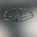 1Pair Carbon Fiber Steering Wheel Button Cover Trim for BMW F20 F21 F30 F32