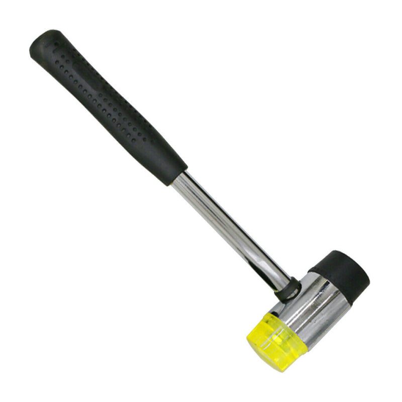 40mm Double- Faced Nylon Rubber Hammer Soft Mallet and Non Slip Plastic Grip for