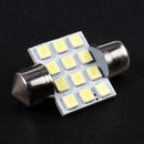10x White LED lights Interior Package Kit