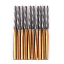 10pcs new dental trimming finishing burs carbide burs 25mm   Z