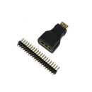 5X(3in1 Himbeer Pi Zero Kit Mini HDMI auf HDMI Header + Micro USB Adapter  H7W4)