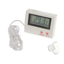Mini External Plastic Thermometer LCD Refrigerator Aquarium Metal