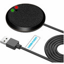 USB 360 Pickup Omnidirectional Condenser Boundary Microphone for Recording