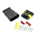1 Kit 4 Pin Way Waterproof Electrical Wire Connector Plug Car Motorcyle Truck