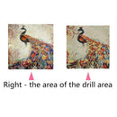 5D DIY Full Drill Diamond Painting Peacock Cross Stitch Embroidery Kit