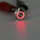 21mm Momentary Tri-color RGB LED Ring LED Metal Pushbutton Switch 12V 4 Pins 1pc