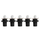 5pcs 1.4W T5 Halogen Car Gauge Bulbs for Interior Instrument Light Black
