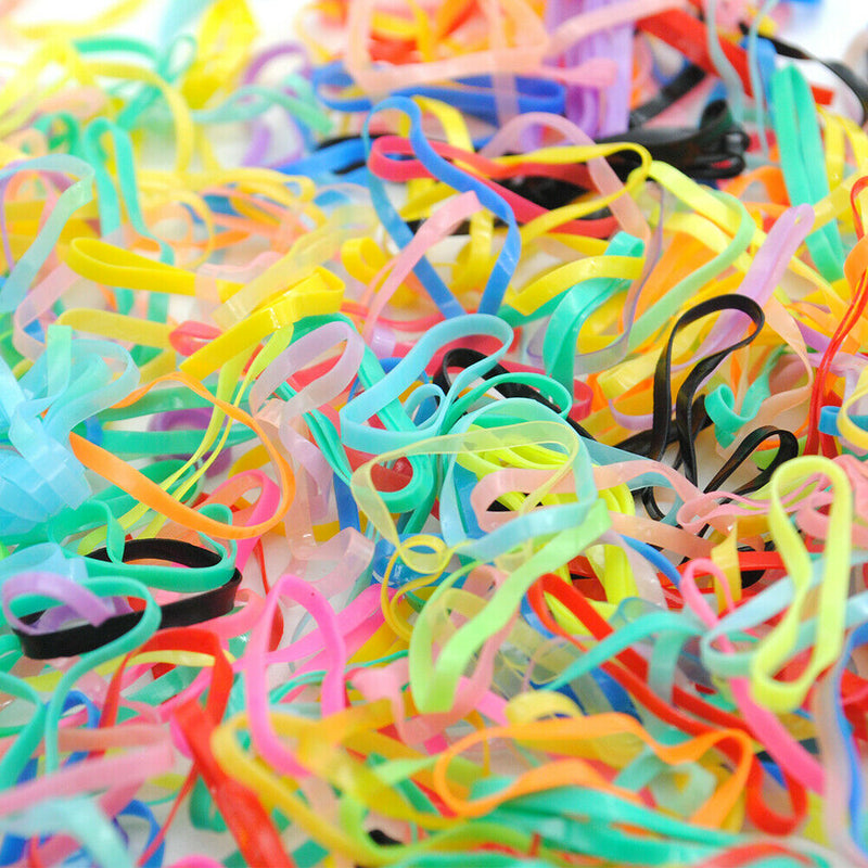 Mini Hair Bands for Child Baby TPU Hair Holders Rubber Bands Elastics 000-3000