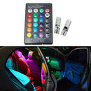 T10 W5W 5050 6SMD RGB Silica Led Error Free Canbus Warning New Led Light+Co F4J7