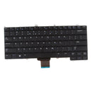 US Layout Replacement Laptop Keyboard Glossy Black Frame for DELL Latitude 12