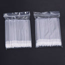 100 Pcs Disposable Lip Brush Gloss Wands Applicator Makeup Cosmetic Tool Wh