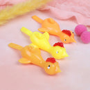 Novelty Funny Sticky Flying Rubber Sling Shot Chicken Flying Finger Toys ME