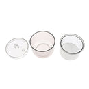 Round Sterilization Cup Storage Case with Lid Cap