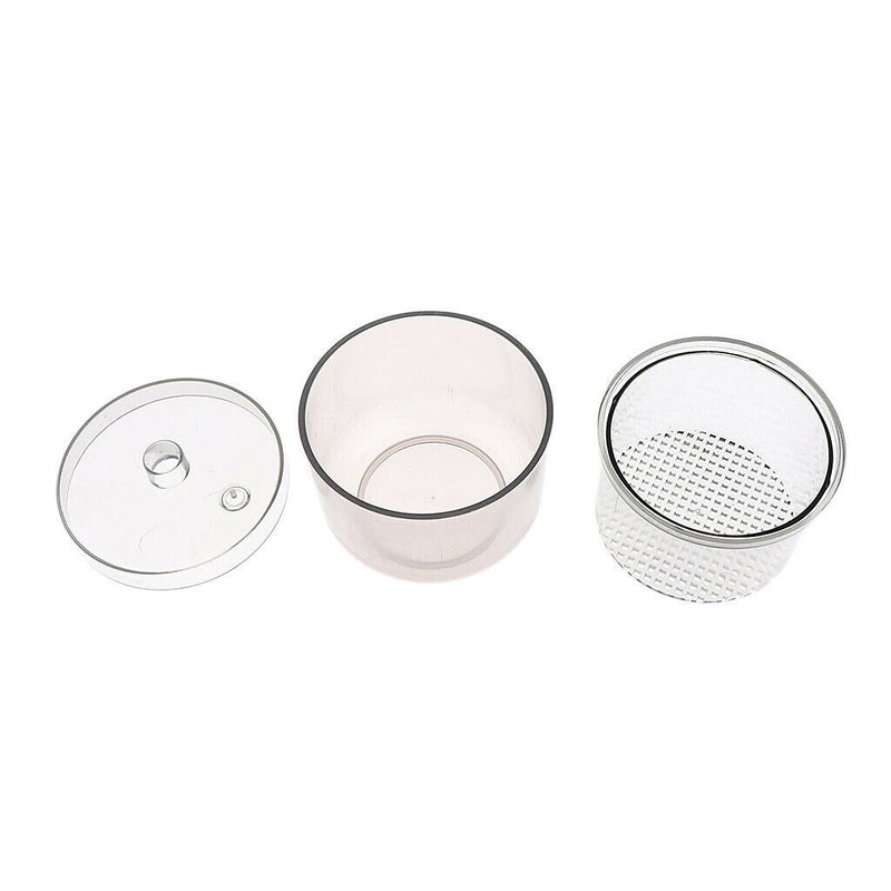 Round Sterilization Cup Storage Case with Lid Cap