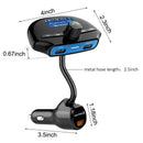 Bluetooth FM Transmitter Car, Wireless Radio Adapter Car Kit Support MP3 Pl