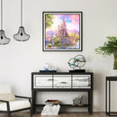 River Castle Full Round Drill Diamond Painting Rhinestone Picture 30x30cm
