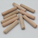 400pcs/set Fluted Wood Dowel Durable Straight Grooved Pins Easy Insertion Home