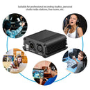 48V Phantom Power Supply USB Power Adapter for Micro Condenser Microphone