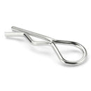 50Pcs Stainless Steel Body Clips Shell Cover Pin Bend for 1/10 RC Car Remot C6I6