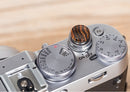 1X New Wooden Wood Camera Shutter Release Button For Fuji XT2/XT10/XT20