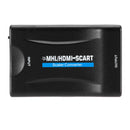 1080P HDMI to SCART Video Audio Upscale Converter Adapter for HD TV DVD  A