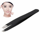Women Professional Eyebrow Tweezers Hair Slanted Stainless Steel Tweezer Tool J8