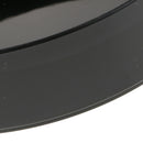 Set of 2 Japanese Flower Vases Round Plastic Flowerpot Black 23cm &