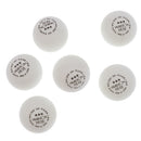6x 3-Star 40+mm Table Tennis Balls for Advanced Training / Competition White