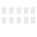 10pcs Silicone Air Duct Transparent Earphone Earpieces Earbud Earplug Heads A
