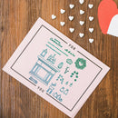 Christmas Series Transparent Silicone Seal Paper Cutting Mold for Scrapbook A