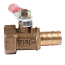 Full connection M Thread Lever Ball valve for 16mm diameter piping I4M3