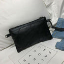 Pu Leather Black Handbags Women Clutch Bag Messenger Bag Leather Shoulder C O9G9
