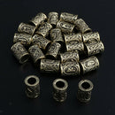 96Pcs Norse Vikings Braiding Beads For Hair Braids Beard  DIY Jewelry Making