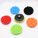 8Pcs/Set Car Sponge Polishing Pad Set 5 Inch Buffing Waxing Pad For Boat Ca W7I6