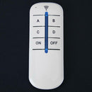 4 Relay 220V Digital Intelligent Wall Lamp Wireless Remote Control Switch