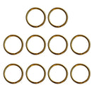 Pack 20 Brass Split Ring Key Chain Hook Loop Hoop Keyring Keychain - 20/25mm