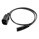 New C14 Male to C7 Female Power Cord 6.56ft Replacement UPS Server Kit