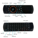 X6 2.4G Backlight Air Mouse Keyboard Remote Control For Android Smart TV BOEBME
