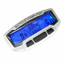 SunDING Bicycle Speedometer Wired Computer Stopwach Odometer LCD Screen Blu