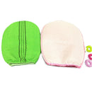 1/2 colors Korean Italy Exfoliating Body-Scrub Glove Towel Green Red 3C
