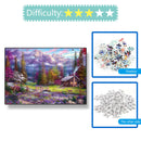 1000pcs DIY Paper Jigsaw Rural Landscape Puzzle Kids Adults Assembling Toys