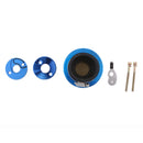 45mm Air Filter With Adapter&Choke Kit for 23 33 43 49 cc Pocket Bike Blue