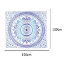 Boho Wall Tapestry Beach Towel Blanket Home Carpet (Mandala06)(150x130cm) SN9F