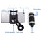 8x Zoom Phone Camera Telephoto Lens Mini Tripod Holder Stand For Phone Black
