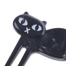 6Pcs black cat fruit fork cute toothpick gadgets kitten dessert decoration fork