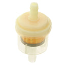 Plastic Gas Filter for 6mm 1/4'' Fuel Line Car Gas Filter Engine Accessories