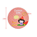 1 Pcs Cute Mirror Personality Fashion Portable Round Mirror Mini Makeup Mirror