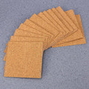20Pcs Self-adhesive Square Cork Mat Coaster Mini Backing Sheet Newest Useful