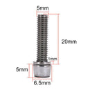 10pcs Bike Stem Screw Bicycle Bolts M5/M6x20mm Road Mountain Bike Bolt M5