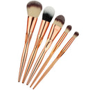 Pro 5pcs Makeup Brushes Set Powder Foundation Eyeshadow Lip Brush Tool A